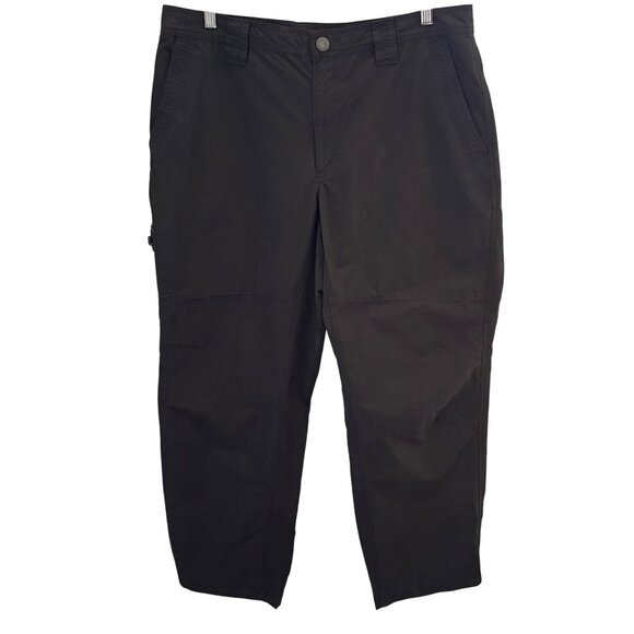 Columbia Men's Dark Gray Hiking Pants Size 36 x 30 Omni Shade Zip Pockets - Picture 1 of 10